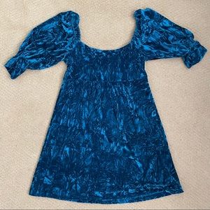 Betsey Johnson Vintage Crushed Velvet Minidress